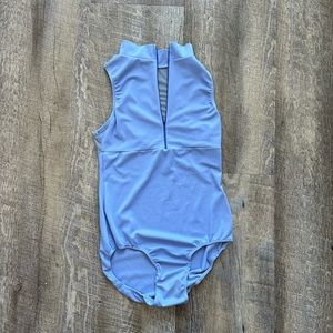 Class In Leotard Periwinkle Lilac Purple M Medium